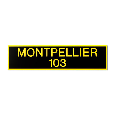 Plaque de taxi