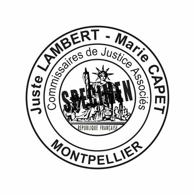 Empreinte Sceau Commissaire de Justice Trodat 4924