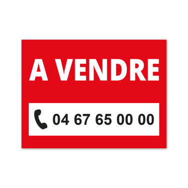Panneau A VENDRE 40 x 30 cm