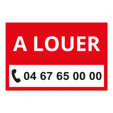 Panneau A LOUER 60 x 40 cm