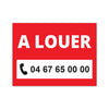 Panneau A LOUER 40 x 30 cm
