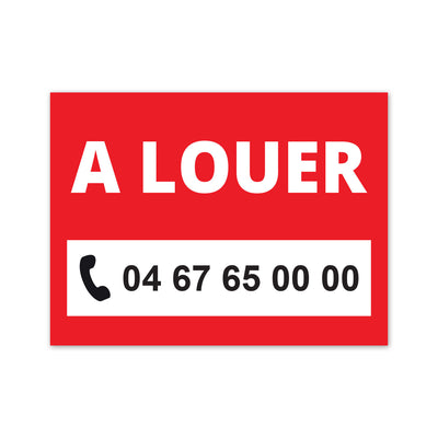 Panneau A LOUER 40 x 30 cm
