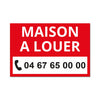 Panneau Maison à Louer - 30 x 20 cm