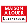 Panneau Maison à Louer - 60 x 40 cm