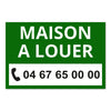 Panneau Maison à Louer - 60 x 40 cm
