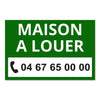 Panneau Maison à Louer - 60 x 40 cm