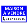 Panneau Maison à Vendre - 60 x 40 cm
