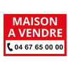 Panneau Maison à Vendre - 60 x 40 cm