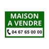 Panneau Maison à Vendre - 30 x 20 cm