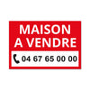 Panneau Maison à Vendre - 30 x 20 cm
