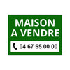 Panneau Maison à Vendre 40 x 30 cm