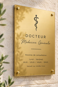 Plaque professionnelle