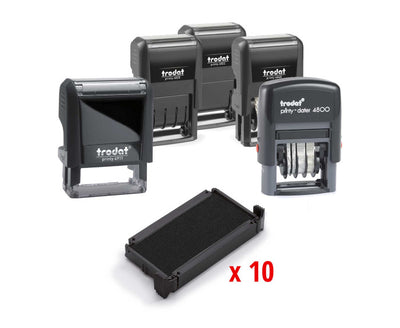 Lot de 10 Cassettes Trodat Printy 6/4911
