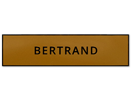 Plaque boite aux lettres