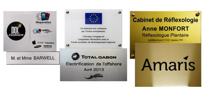 Toutes les plaques